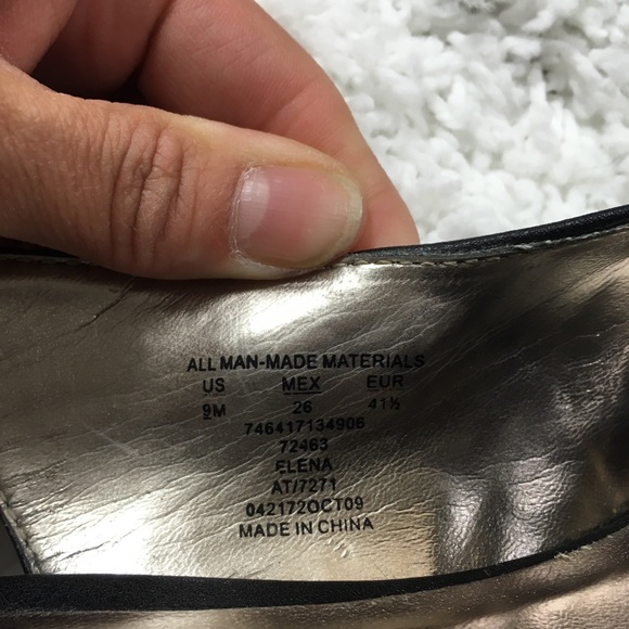 SM New York Elena Black Peep Toe Heel  9 - Picture 3 of 8